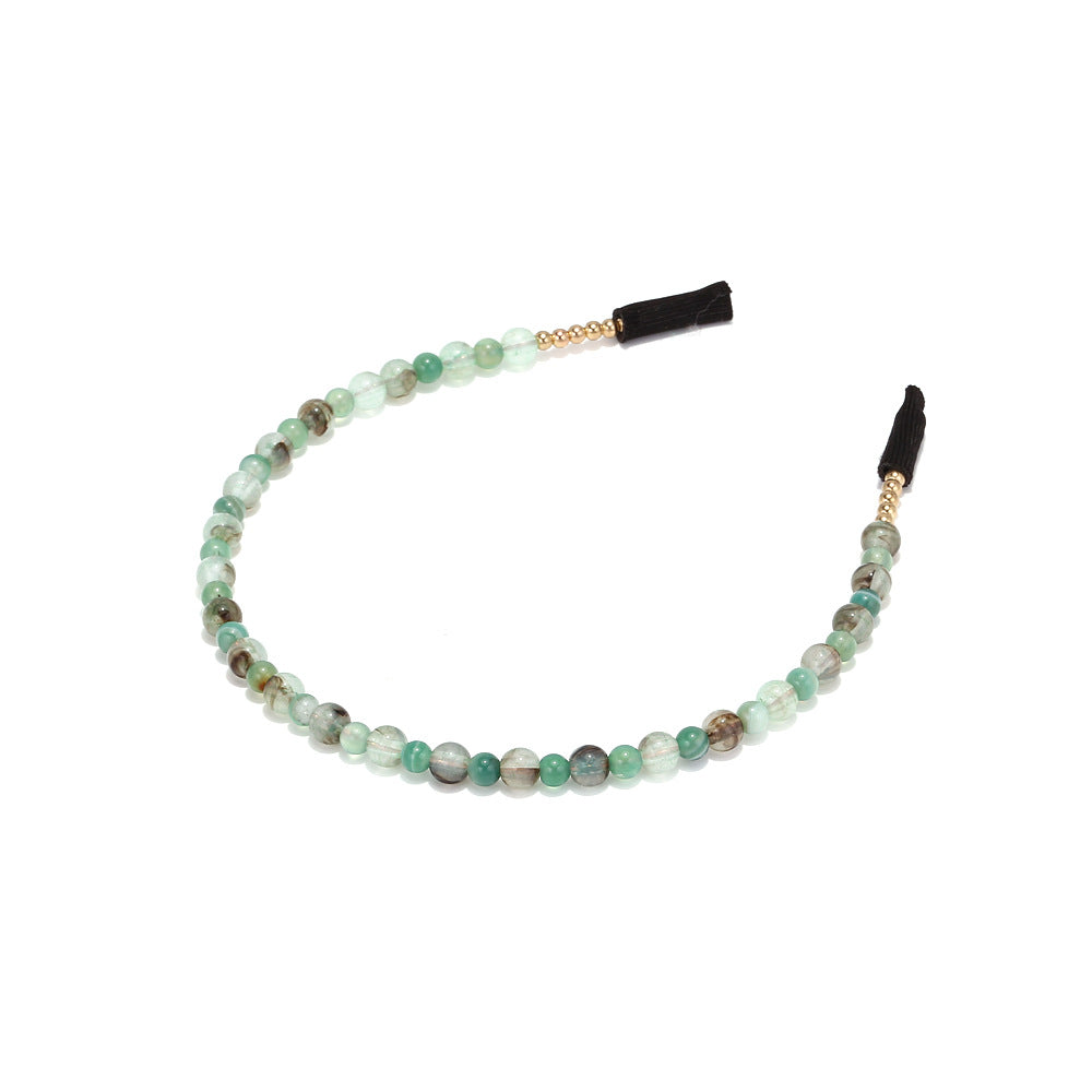 Wholesale Beaded Small Beads Thin Headband